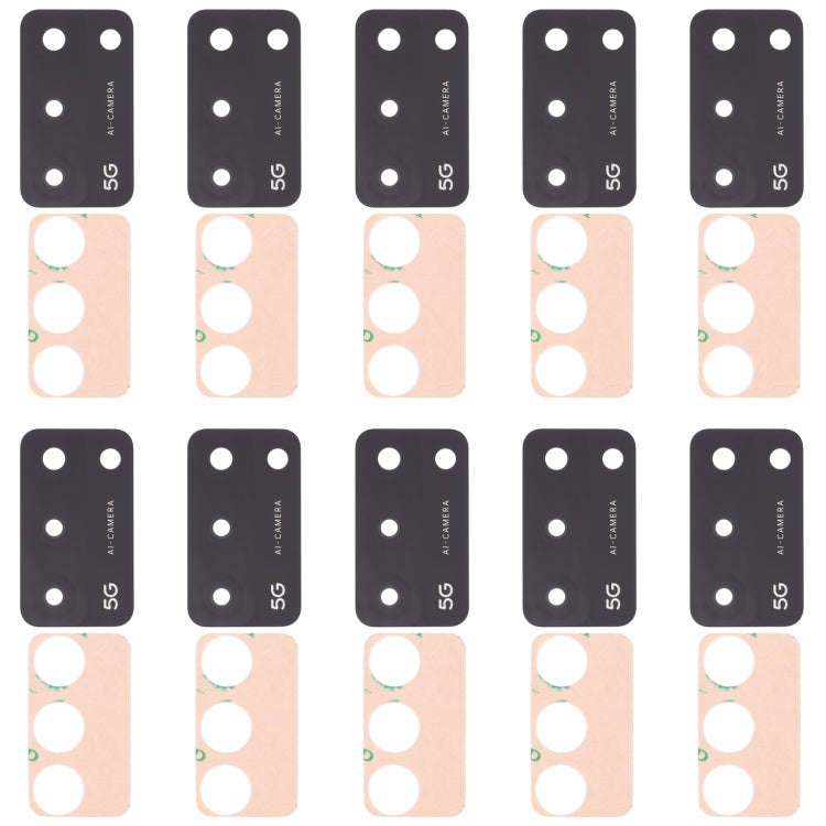 For OPPO A53S 5G 10 PCS Back Camera Lens