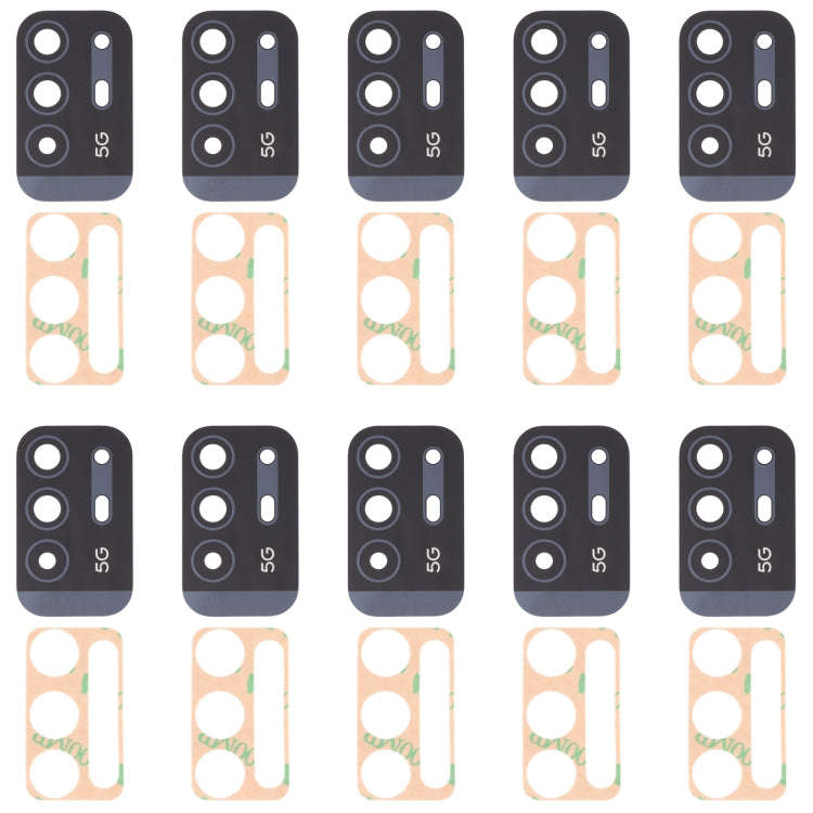 For OPPO F19 Pro+/A94 5G/A95 5G 10 PCS Back Camera Lens