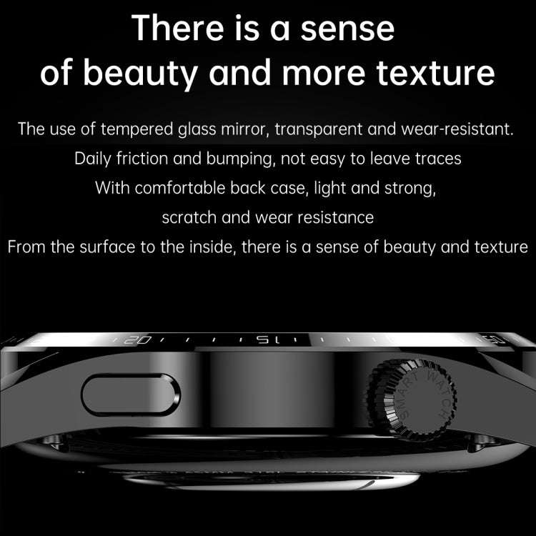 Ochstin 5HK3 Plus 1.36 inch Round Screen Bluetooth Smart Watch, Strap:Silicone(Silver)