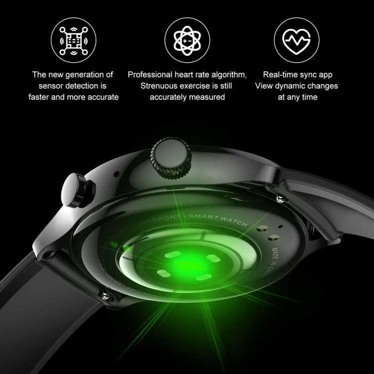 Ochstin 5HK8 Pro 1.36 inch Round Screen Blood Oxygen Blood Pressure Monitoring Bluetooth Smart Wa...
