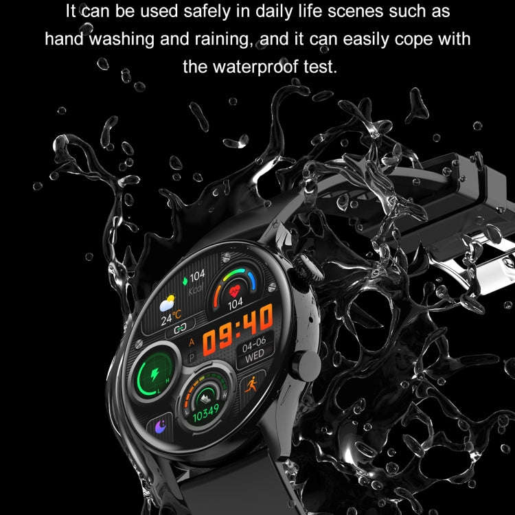 Ochstin 5HK8 Pro 1.36 inch Round Screen Blood Oxygen Blood Pressure Monitoring Bluetooth Smart Wa...