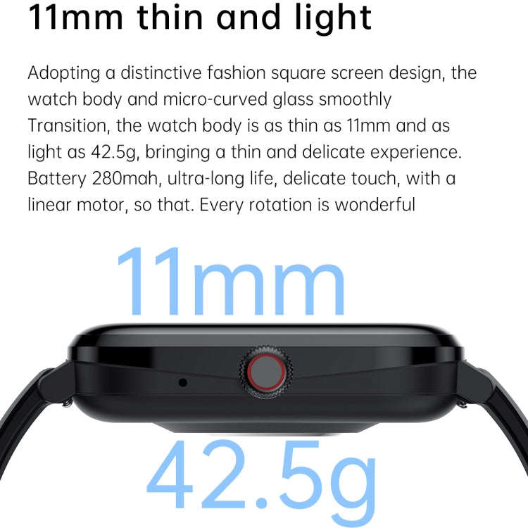 Ochstin 5HK20 1.85 inch Round Screen Silicone Strap Smart Watch with Bluetooth Call Function(Gold)