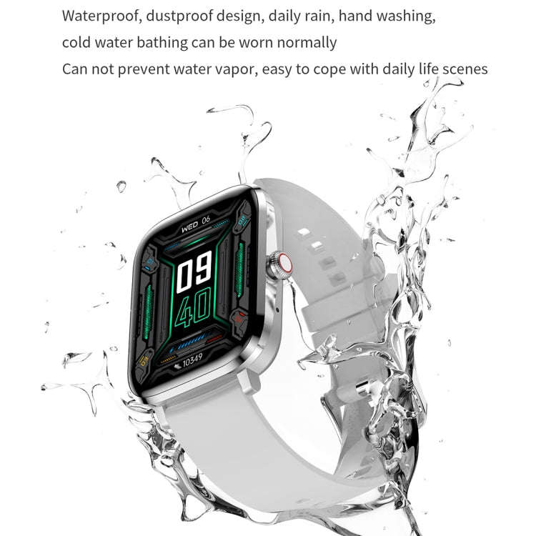 Ochstin 5HK20 1.85 inch Round Screen Silicone Strap Smart Watch with Bluetooth Call Function(Gold)