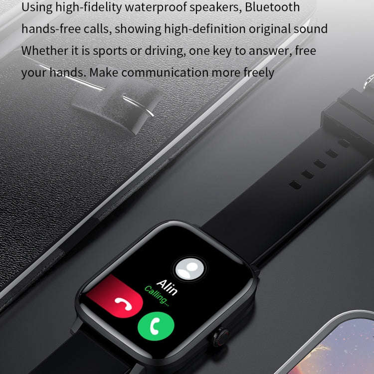Ochstin 5HK20 1.85 inch Round Screen Silicone Strap Smart Watch with Bluetooth Call Function(Silver)