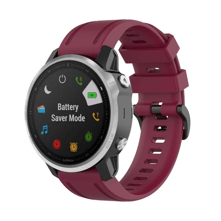 For Garmin Fenix 6S 20mm Quick Release Official Texture Wrist Strap Watchband with Plastic Button...