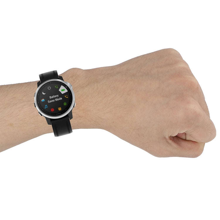 For Garmin Fenix 6S 20mm Quick Release Official Texture Wrist Strap Watchband with Plastic Button...