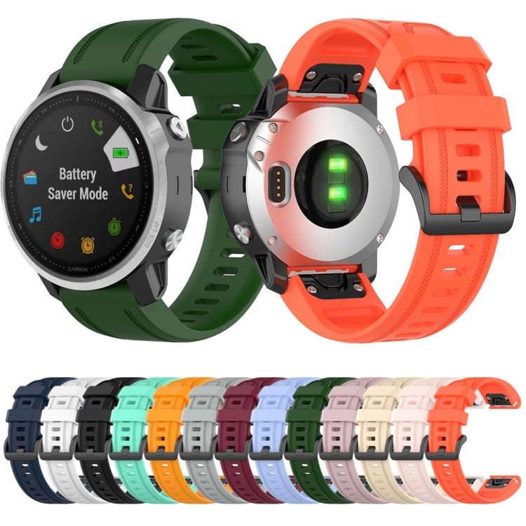 For Garmin Fenix 6S 20mm Quick Release Official Texture Wrist Strap Watchband with Plastic Button...