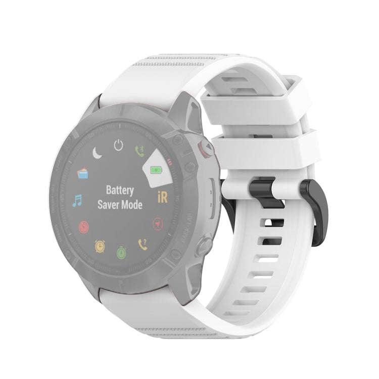 For Garmin Fenix 6X 26mm Quick Release Official Texture Wrist Strap Watchband with Plastic Button...