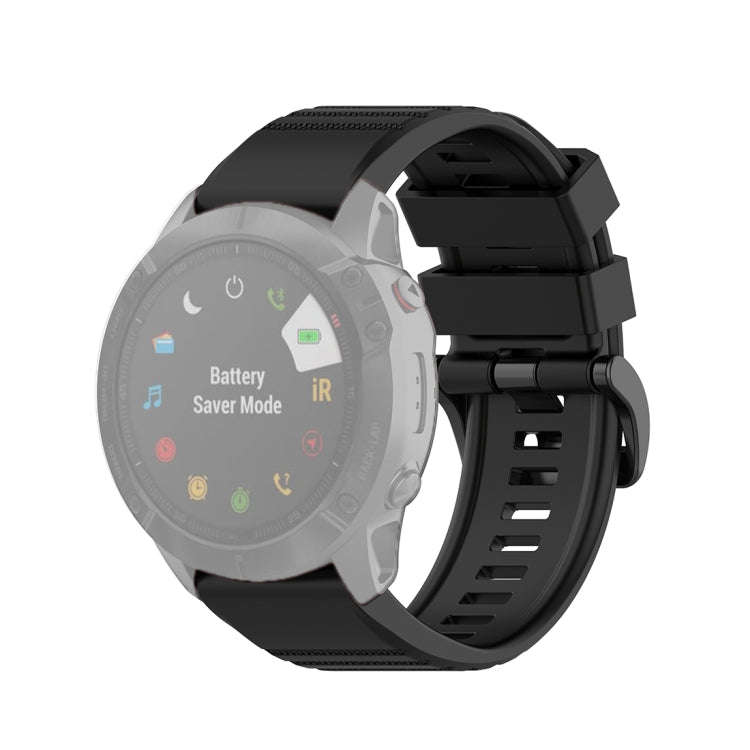 For Garmin Fenix 6X 26mm Quick Release Official Texture Wrist Strap Watchband with Plastic Button...