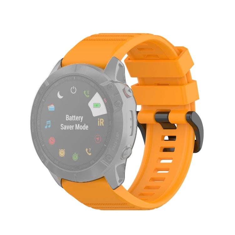 For Garmin Fenix 6X 26mm Quick Release Official Texture Wrist Strap Watchband with Plastic Button...