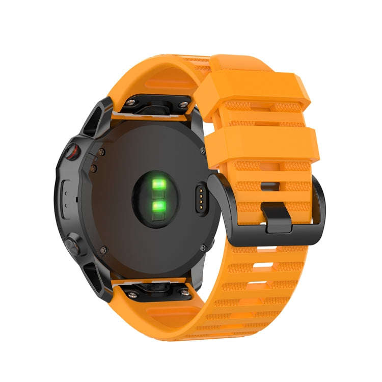 For Garmin Fenix 6X 26mm Quick Release Official Texture Wrist Strap Watchband with Plastic Button...