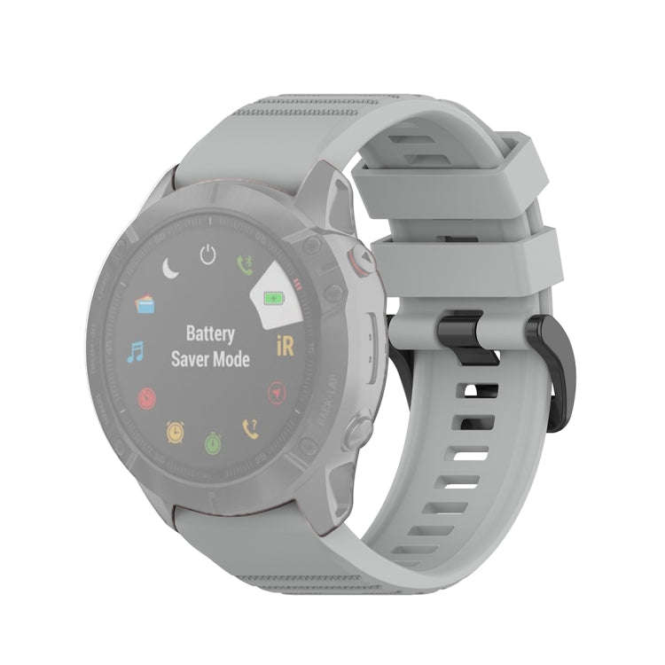 For Garmin Fenix 6X 26mm Quick Release Official Texture Wrist Strap Watchband with Plastic Button...