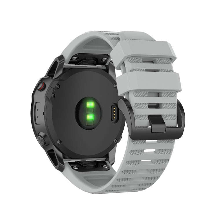 For Garmin Fenix 6X 26mm Quick Release Official Texture Wrist Strap Watchband with Plastic Button...