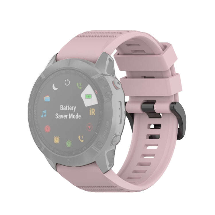 For Garmin Fenix 6X 26mm Quick Release Official Texture Wrist Strap Watchband with Plastic Button...