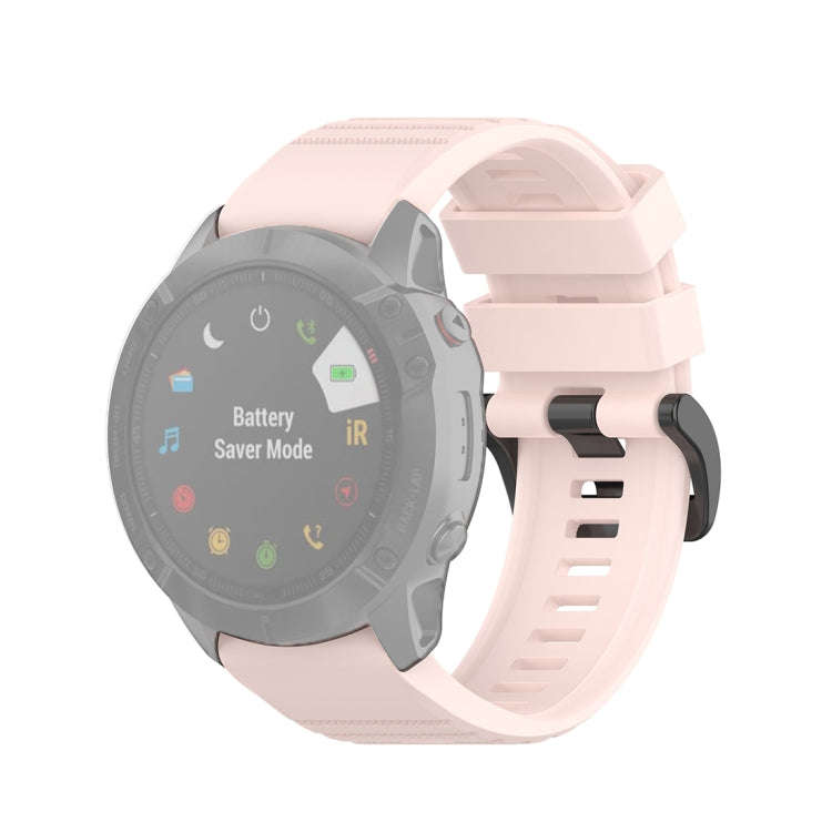 For Garmin Fenix 6X 26mm Quick Release Official Texture Wrist Strap Watchband with Plastic Button...