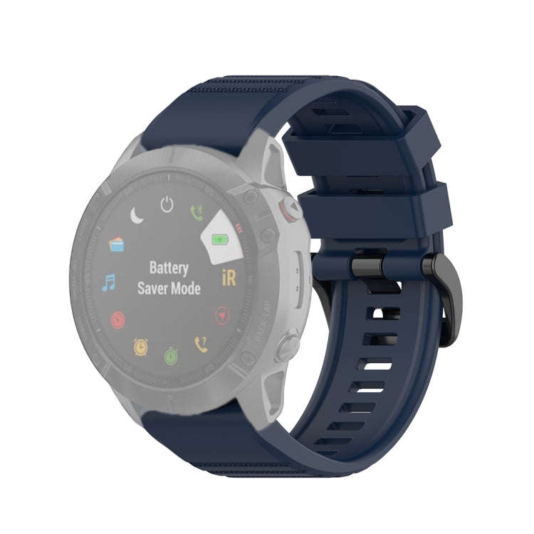 For Garmin Fenix 6X 26mm Quick Release Official Texture Wrist Strap Watchband with Plastic Button...