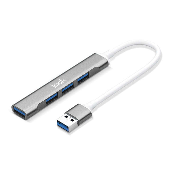 imak 4 in 1 Multifunctional Docking Station HUB, Interface:USB(Grey)