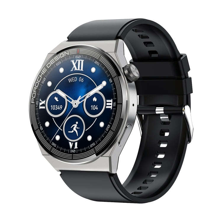 Ochstin 5HK46P 1.36 inch Round Screen Silicone Strap Smart Watch with Bluetooth Call Function(Sil...