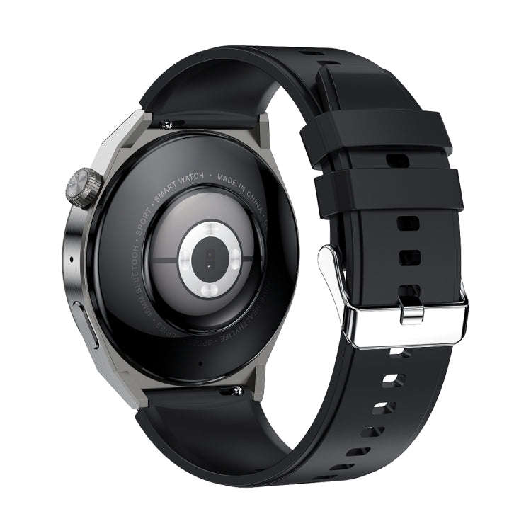Ochstin 5HK46P 1.36 inch Round Screen Silicone Strap Smart Watch with Bluetooth Call Function(Sil...