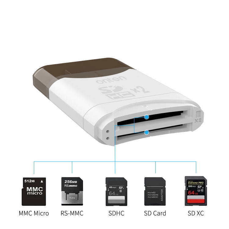 KSSC3 USB 3.2 Dual SD Card Reader