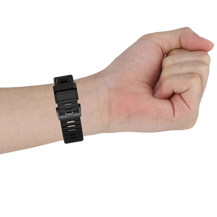 For Garmin Fenix 6 22mm Quick Release Official Texture Wrist Strap Watchband with Plastic Button(...