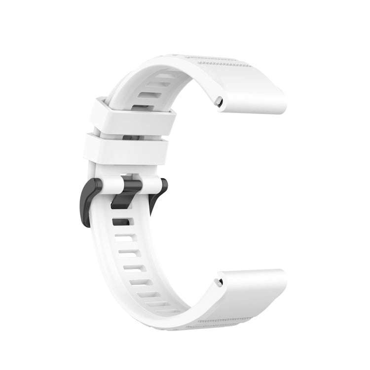 For Garmin Fenix 6 22mm Quick Release Official Texture Wrist Strap Watchband with Plastic Button(...