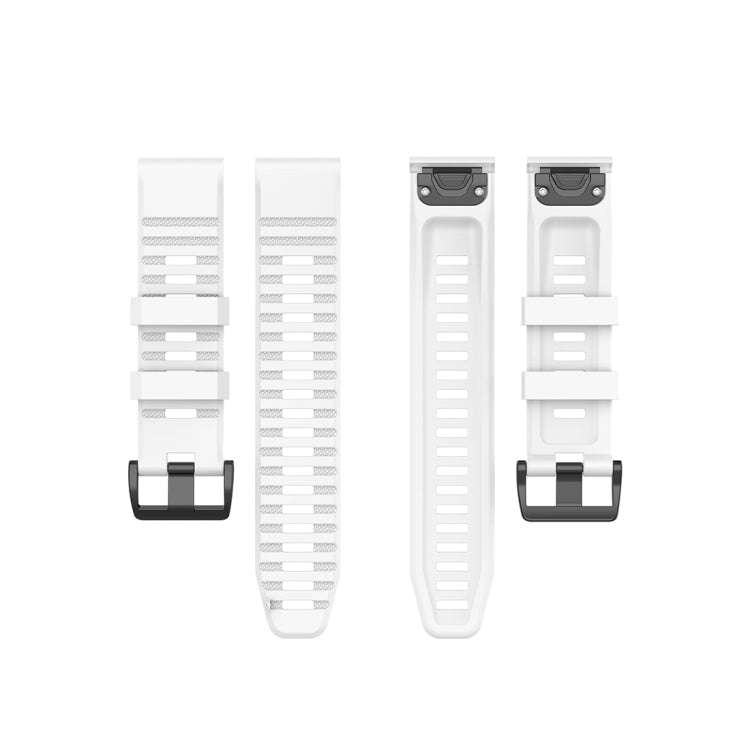 For Garmin Fenix 6 22mm Quick Release Official Texture Wrist Strap Watchband with Plastic Button(...