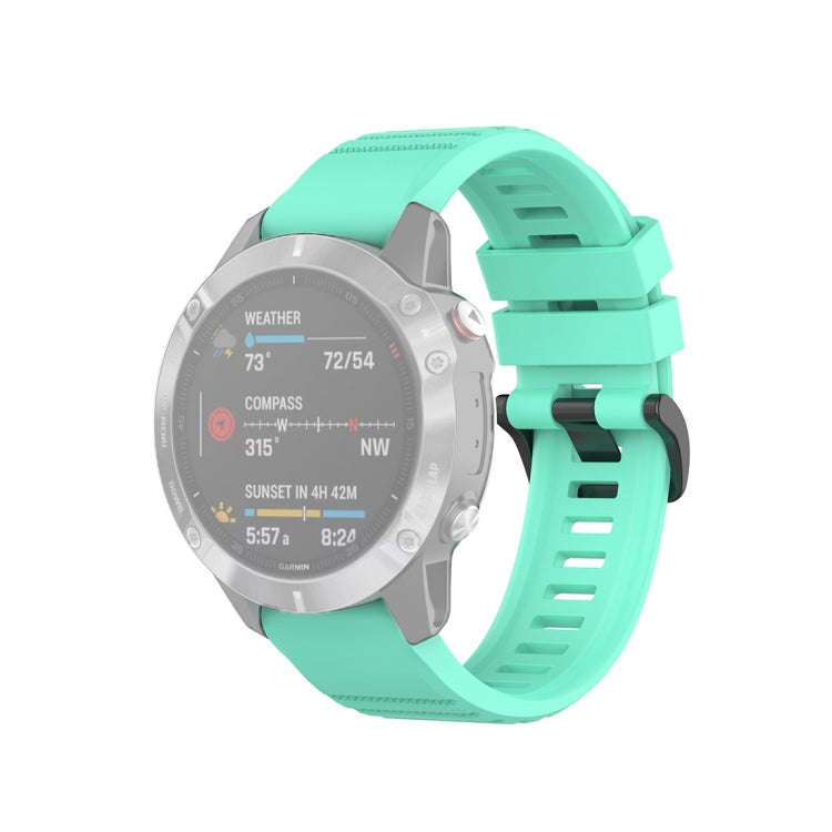 For Garmin Fenix 6 22mm Quick Release Official Texture Wrist Strap Watchband with Plastic Button(...