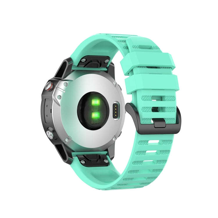 For Garmin Fenix 6 22mm Quick Release Official Texture Wrist Strap Watchband with Plastic Button(...