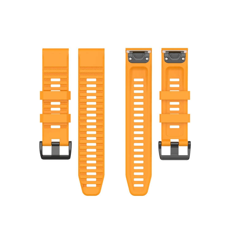 For Garmin Fenix 6 22mm Quick Release Official Texture Wrist Strap Watchband with Plastic Button(...