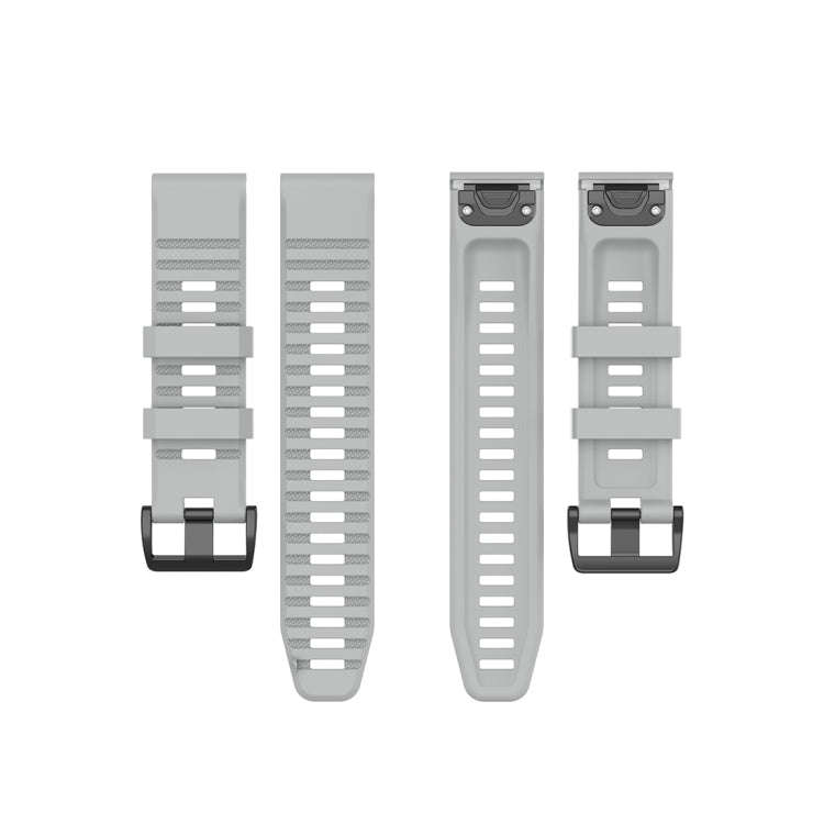 For Garmin Fenix 6 22mm Quick Release Official Texture Wrist Strap Watchband with Plastic Button(...