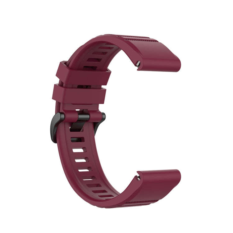 For Garmin Fenix 6 22mm Quick Release Official Texture Wrist Strap Watchband with Plastic Button(...