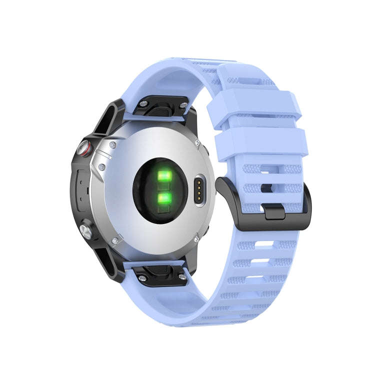 For Garmin Fenix 6 22mm Quick Release Official Texture Wrist Strap Watchband with Plastic Button(...