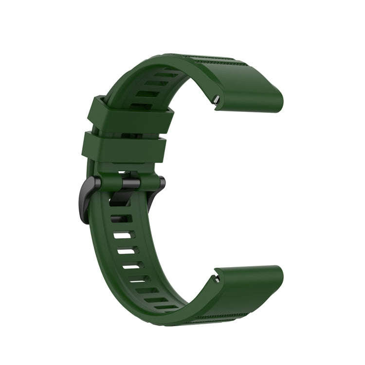 For Garmin Fenix 6 22mm Quick Release Official Texture Wrist Strap Watchband with Plastic Button(...