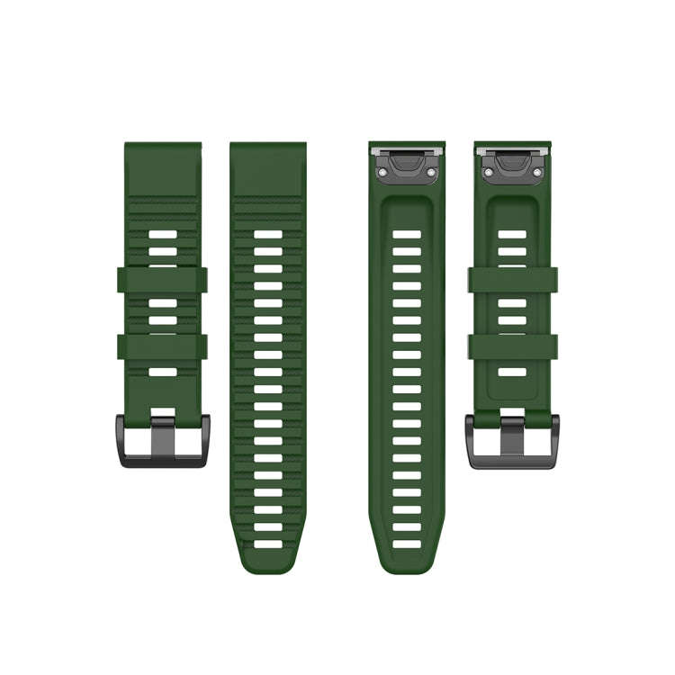 For Garmin Fenix 6 22mm Quick Release Official Texture Wrist Strap Watchband with Plastic Button(...