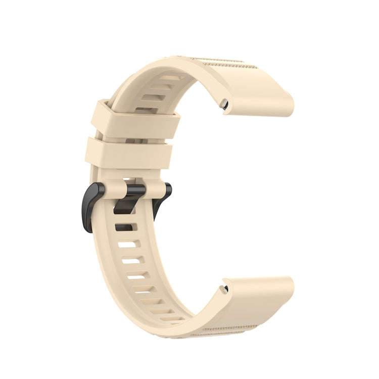 For Garmin Fenix 6 22mm Quick Release Official Texture Wrist Strap Watchband with Plastic Button(...