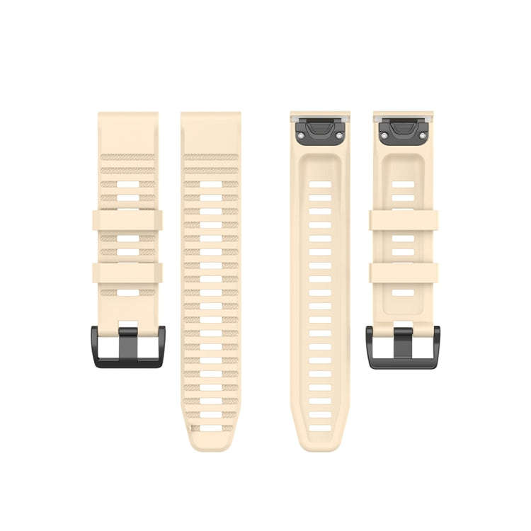 For Garmin Fenix 6 22mm Quick Release Official Texture Wrist Strap Watchband with Plastic Button(...