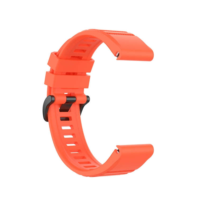 For Garmin Fenix 6 22mm Quick Release Official Texture Wrist Strap Watchband with Plastic Button(...