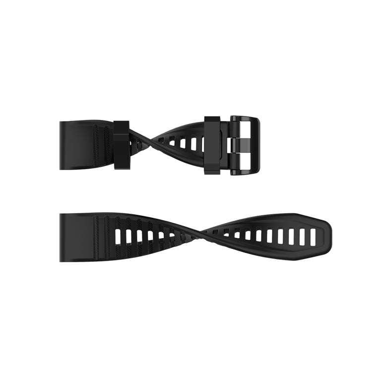 For Garmin Fenix 6 22mm Quick Release Official Texture Wrist Strap Watchband with Plastic Button(...