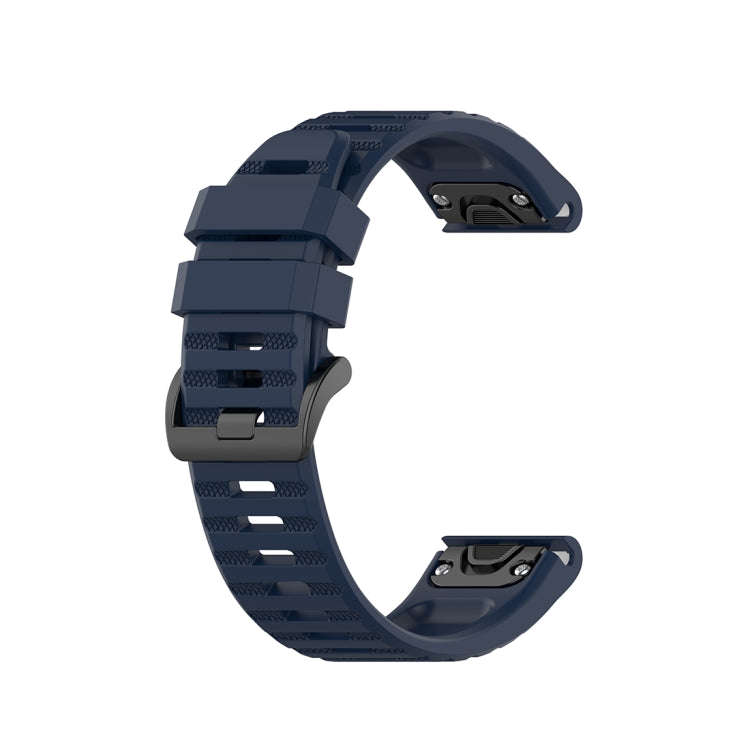 For Garmin Fenix 6 22mm Quick Release Official Texture Wrist Strap Watchband with Plastic Button(...