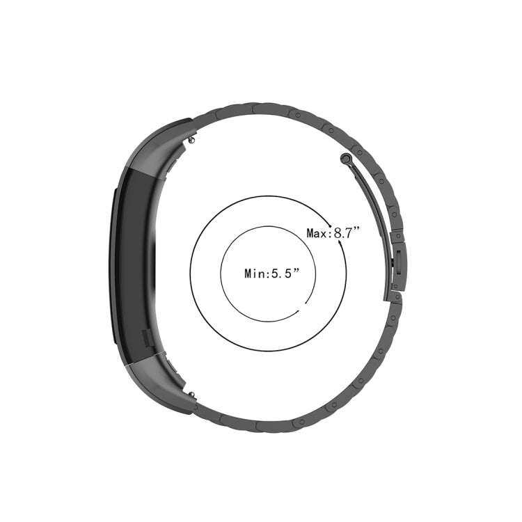 For Huawei Band 4 Pro (TER-B29S) / Band 3 Pro (TER-B29) / Band 3 (TER-B09) Three Beads Steel Wris...