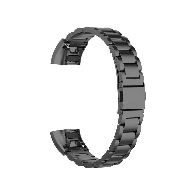 For Huawei Band 4 Pro (TER-B29S) / Band 3 Pro (TER-B29) / Band 3 (TER-B09) Three Beads Steel Wris...