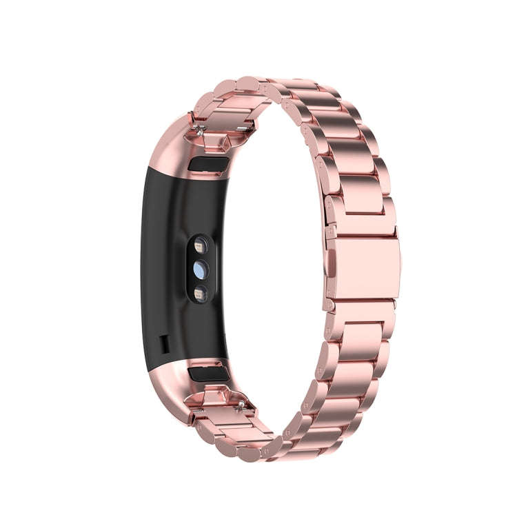 For Huawei Band 4 Pro (TER-B29S) / Band 3 Pro (TER-B29) / Band 3 (TER-B09) Three Beads Steel Wris...