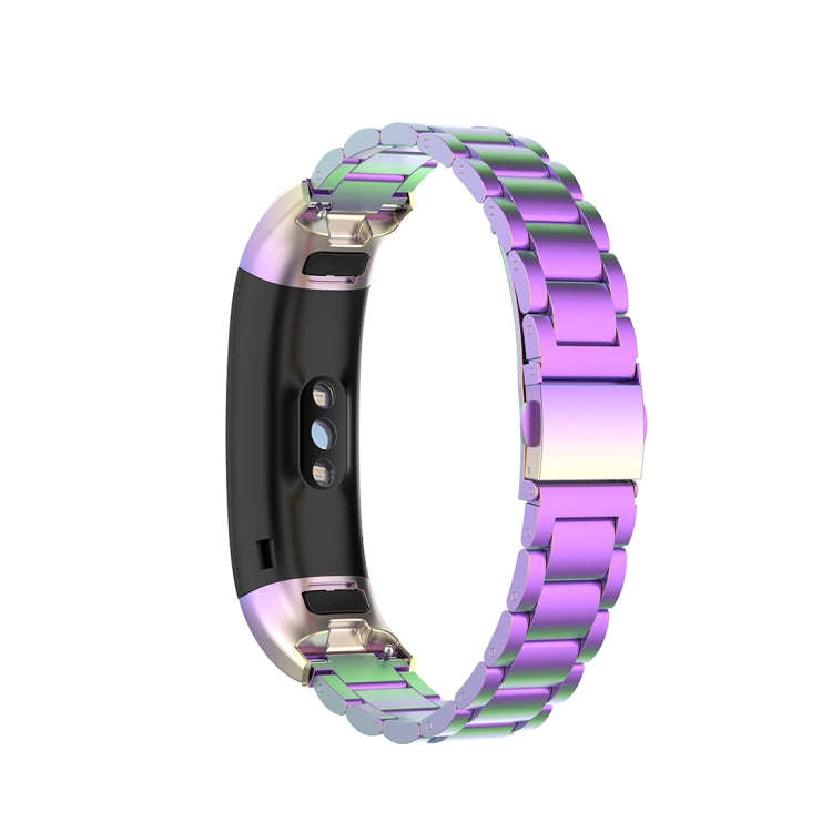 For Huawei Band 4 Pro (TER-B29S) / Band 3 Pro (TER-B29) / Band 3 (TER-B09) Three Beads Steel Wris...