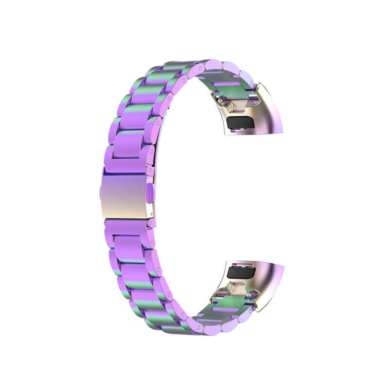For Huawei Band 4 Pro (TER-B29S) / Band 3 Pro (TER-B29) / Band 3 (TER-B09) Three Beads Steel Wris...