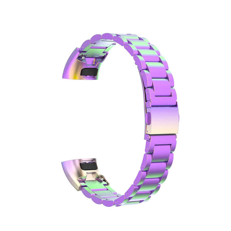 For Huawei Band 4 Pro (TER-B29S) / Band 3 Pro (TER-B29) / Band 3 (TER-B09) Three Beads Steel Wris...