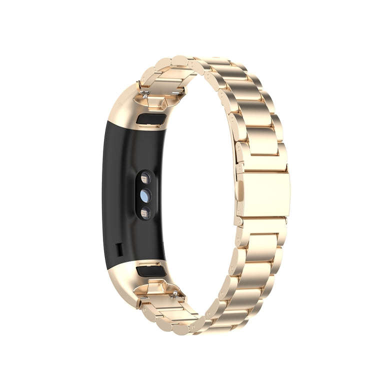 For Huawei Band 4 Pro (TER-B29S) / Band 3 Pro (TER-B29) / Band 3 (TER-B09) Three Beads Steel Wris...