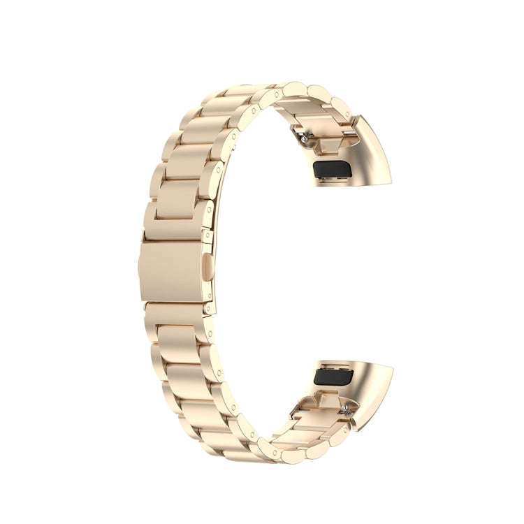 For Huawei Band 4 Pro (TER-B29S) / Band 3 Pro (TER-B29) / Band 3 (TER-B09) Three Beads Steel Wris...
