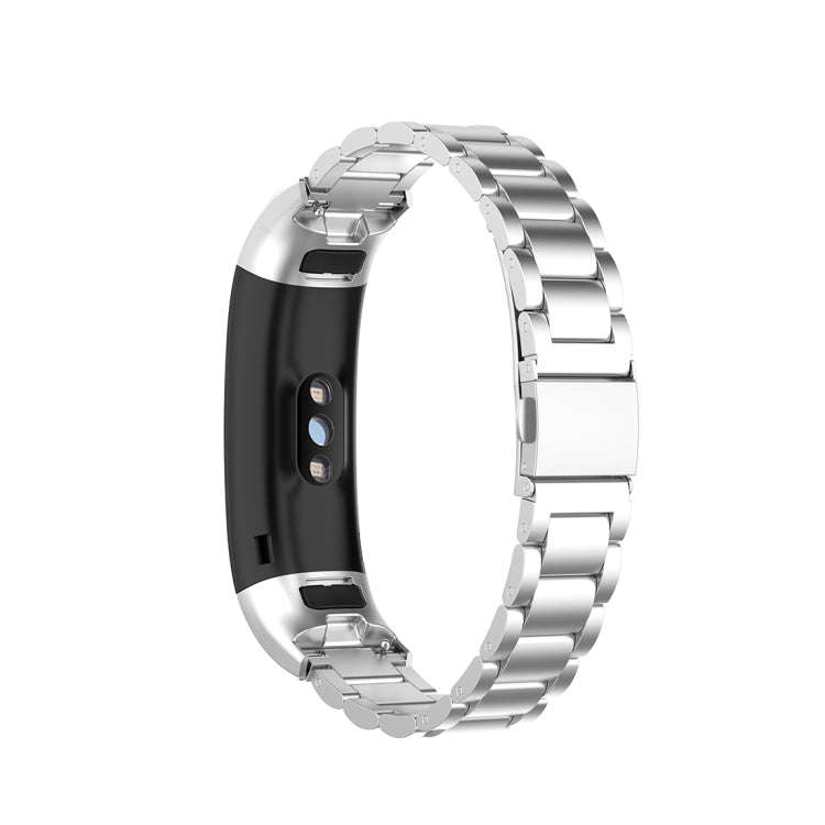 For Huawei Band 4 Pro (TER-B29S) / Band 3 Pro (TER-B29) / Band 3 (TER-B09) Three Beads Steel Wris...
