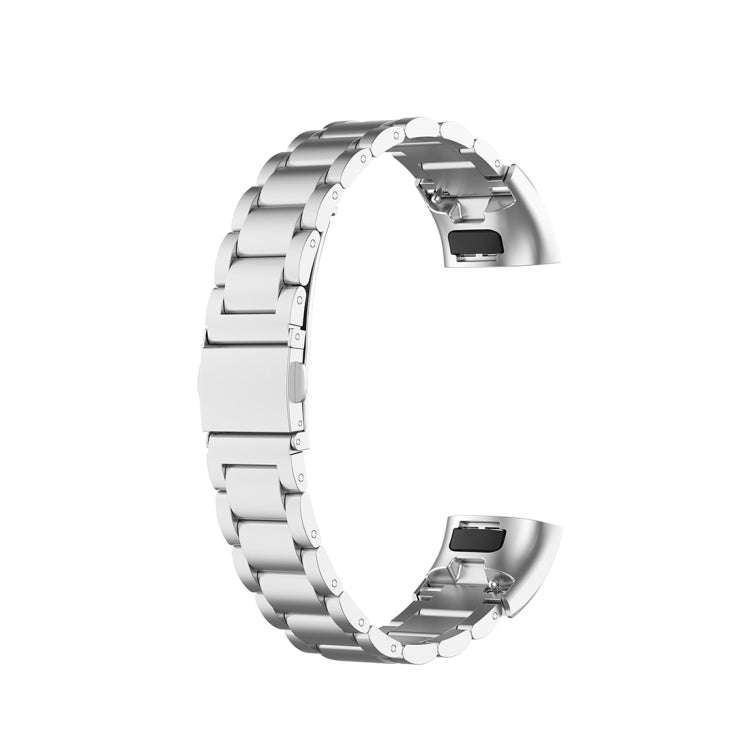 For Huawei Band 4 Pro (TER-B29S) / Band 3 Pro (TER-B29) / Band 3 (TER-B09) Three Beads Steel Wris...